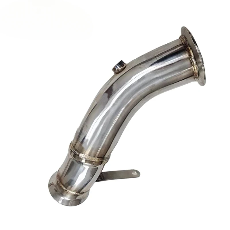 High quality Performance Flow Racing 304 Stainless Steel Exhaust Catless DownPipes For BMW 335i F30 N55 Test Accessories