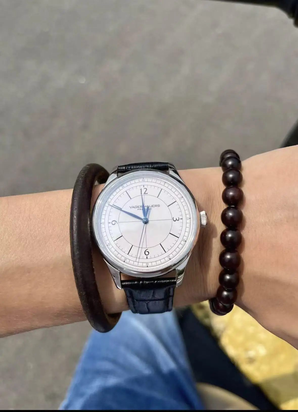 Fashionable ultra-thin small dial radial calendar men's mechanical watch, fully automatic waterproof retro style