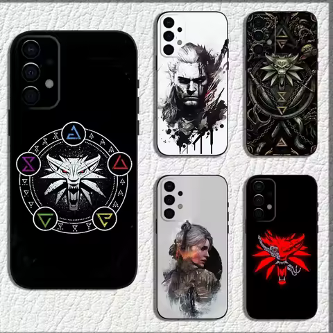 Game T-The Witcher 3 Phone Case For Samsung Galaxy A13,A21s,A22,A31,A32,A52,A53,A71,A80,A91 Soft Black Shell