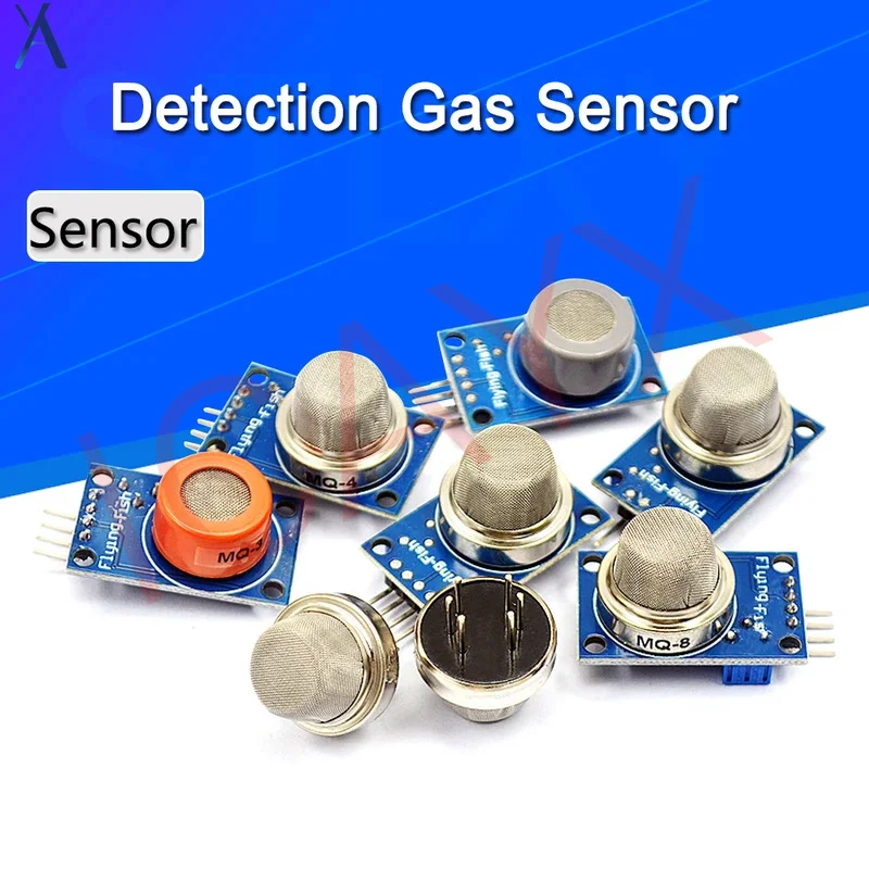 

MQ-2 MQ-3 MQ-4 MQ-5 MQ-6 MQ-7 MQ-8 MQ-9 MQ-135 Detection Smoke methane liquefied Gas Sensor Module for Arduino Starter DIY Kit