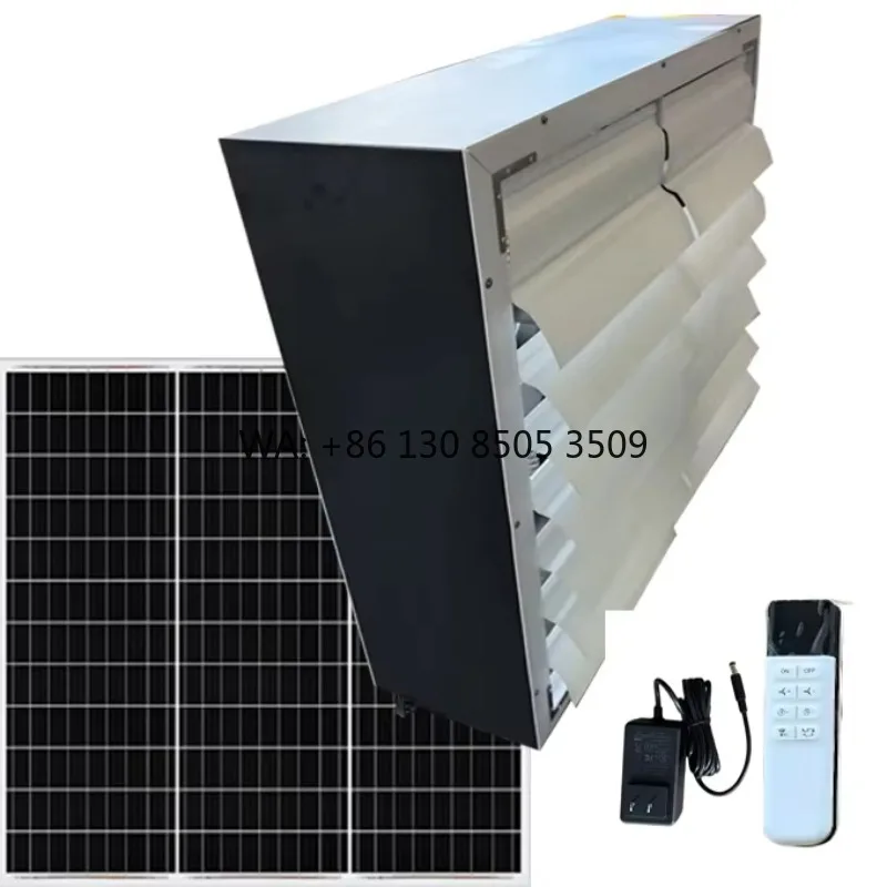

Solar Exhaust Fan Auto-Temperature Control OEM/ODM Customizable Waterproof Stainless Steel Wall-Mounted Off-Grid Ventilation for