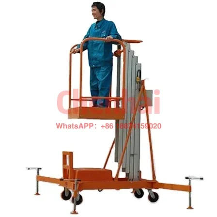 Jlg Similar Double Mast Aluminum Vertical Mast Lift/aerial Personal Lift Ladder