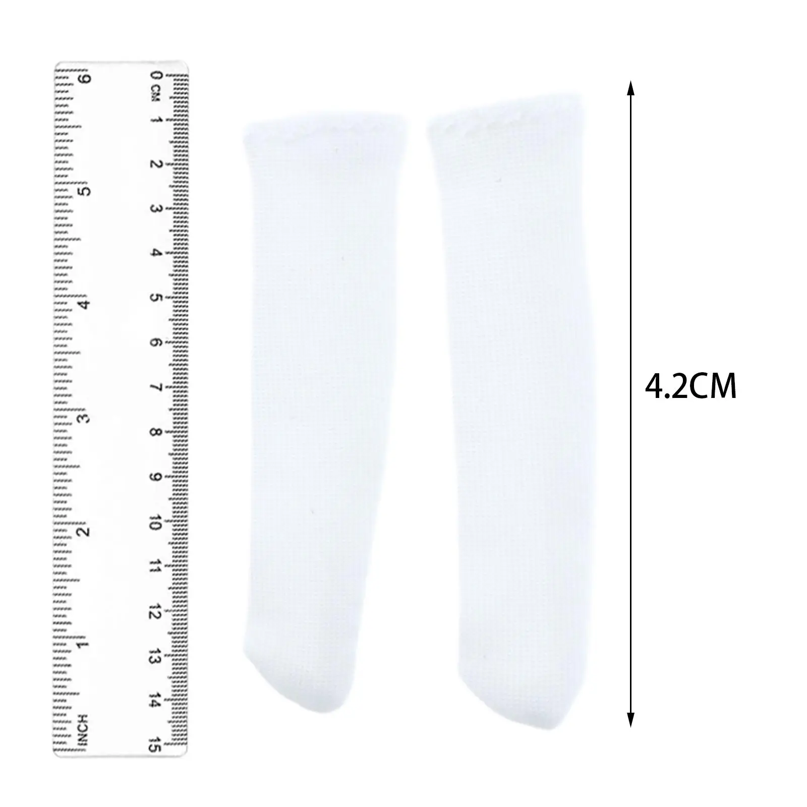 1 12 Scale Doll Stocking Figure Clothes Miniature Socks for 6 Inch Action Figure Male Female Articulated Body Toy Costume