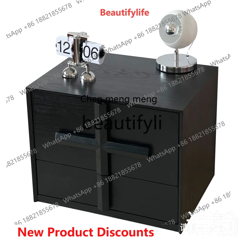 2003 New Minimalist Modular Cabinet Multifunctional TV Stand Cherry Wood Black Oak Full Set