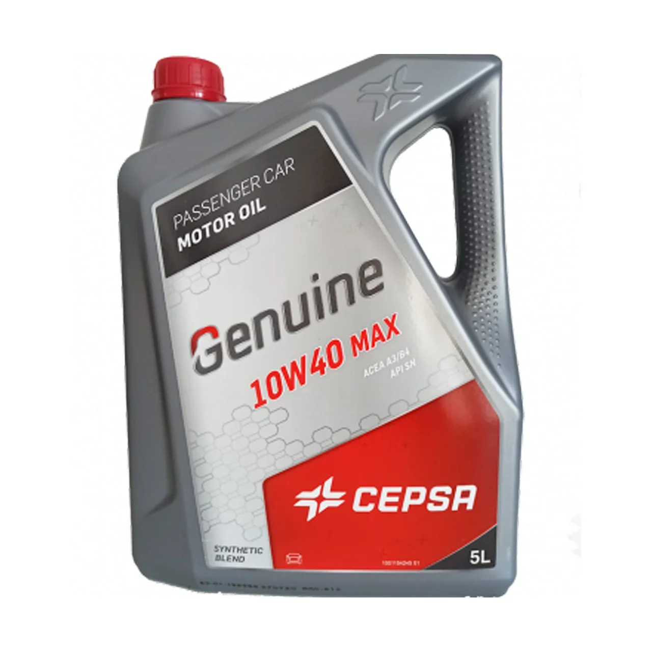CEPSA GENUINE 10W40 MAX 5L - Lubricante semisintético para vehículos gasolina y diésel