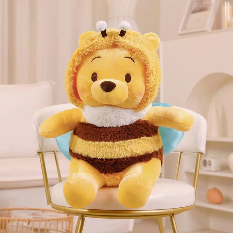 Peluche Disney Winnie l'ourson, ours au beurre, jouet doux, équation rembourrée, meilleur cadeau d'anniversaire pour enfants, filles, jeunes