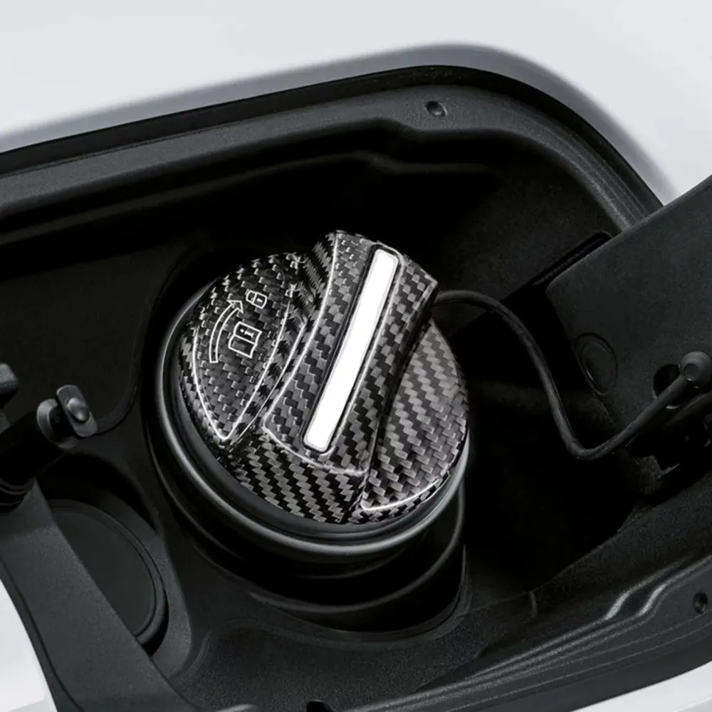 AISKA Carbon Fiber M Performance Automobile Fuel Gas Cap Cover for BMW M2 F87 2014-2018 M3 F80 2012-2018 M4 F82 F83 2014-2017