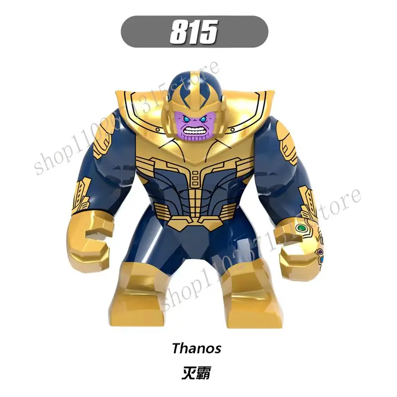 BEAST KINGDOM Iron Man Spider-Man Captain America Loki Bausteine Cartoon-Charaktere Geburtstagsgeschenk Spielzeug für Kinder
