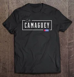 Camaguey Cuba Cuban Flag Men T-Shirts Tshirt T Shirt Printing With Own Design Men Cotton Men T Shirt Oversized T-Shirt Manga