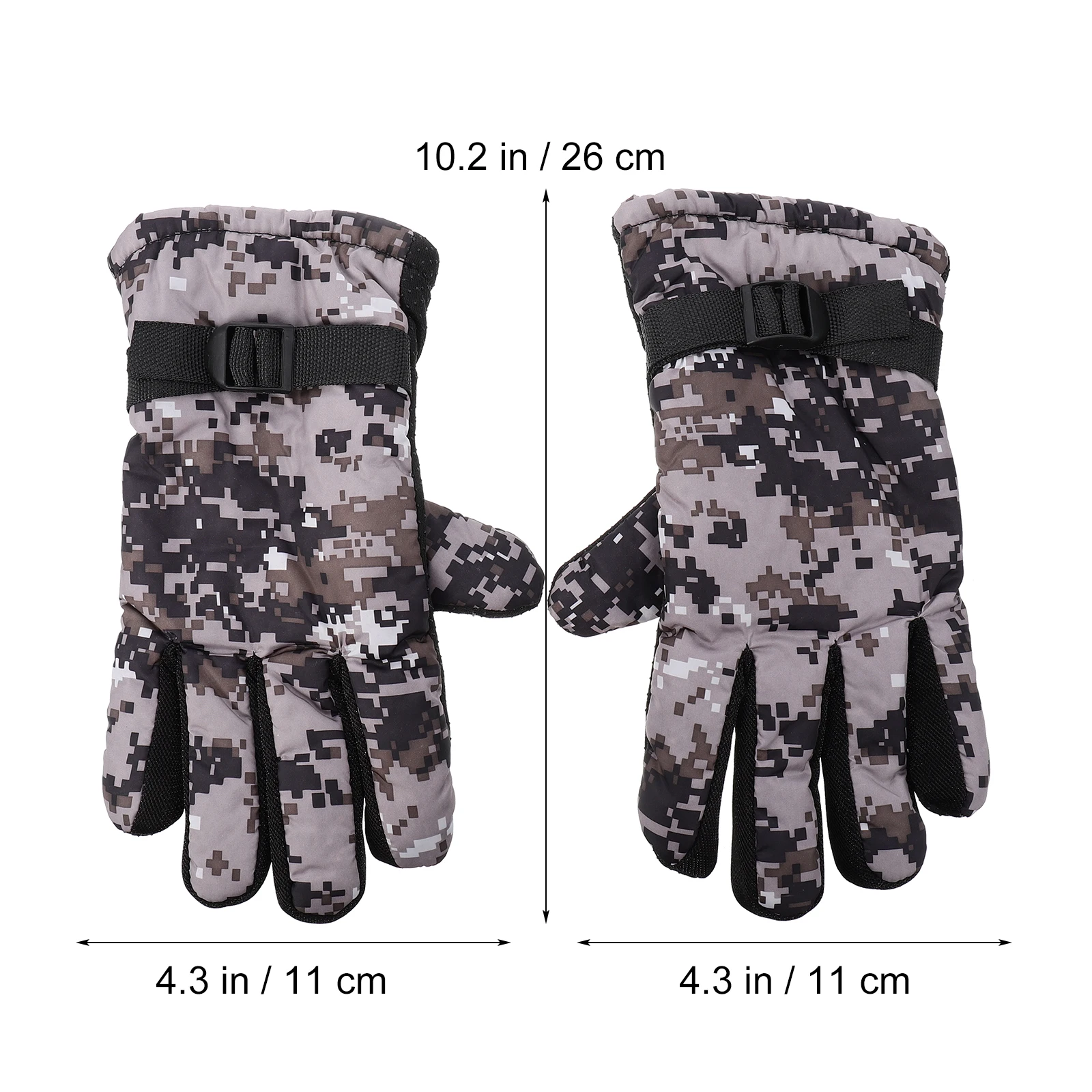 

Motorcycle Gloves Fleece Warm Mountain Bike Outdoor Wind-proof Anti-slip Practical Riding Cycling for Warmer Man