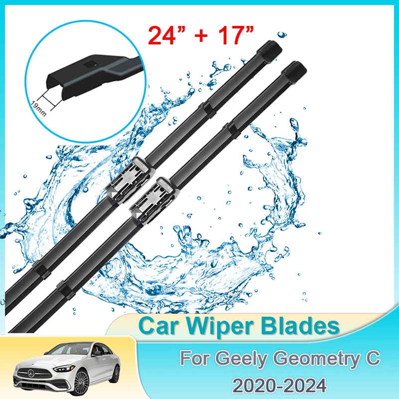 

Car Wiper Blades For Geely Geometry C 2020 2021 2022 2023 2024 Front Rear Set Wiper Blades Window Windshield Wipers Accessories
