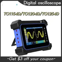 HanTek TO1154D TO1204D TO1254D Multifunction Oscilloscope 4CH 250MHz Multimeter + Signal Generator + Spectrum Analyzer