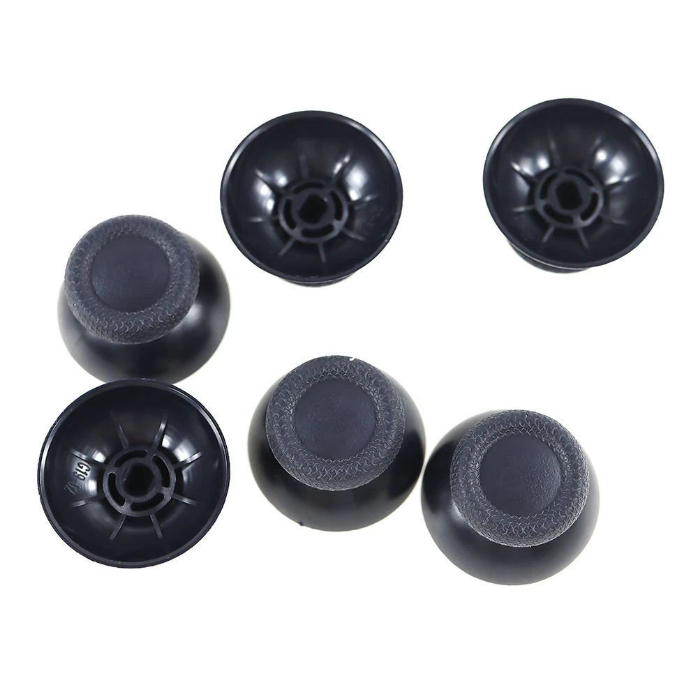 OEM แบบแอนะล็อก3D จอยสติ๊กแบบแอนะล็อก100ชิ้นหมวกเห็ดโมดูลสำหรับตัวควบคุม PS5ฝาครอบทัมป์สติ๊กสีดำ