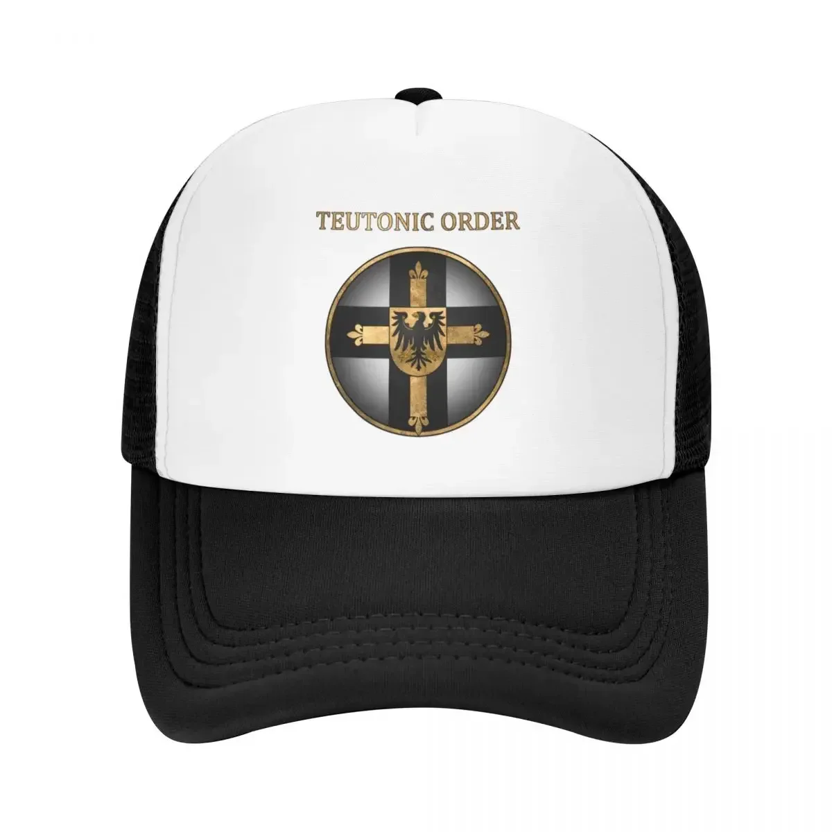 Teutonic Order Symbol - Teutonic Cross Heraldry - Medieval History - Teutonic Knights Baseball Cap Trucker Hat Boy Women's