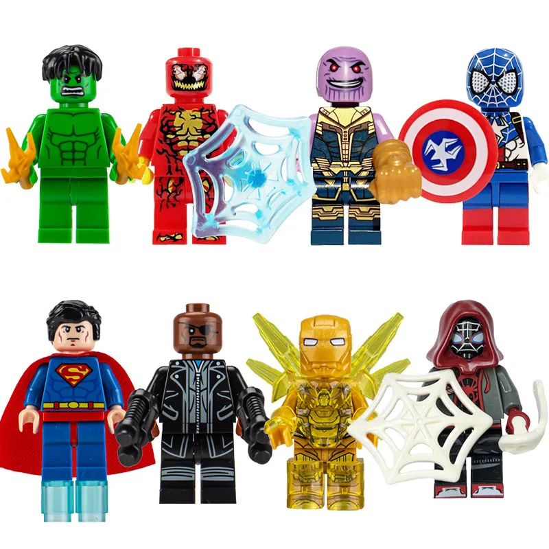 Ninja Anime Charaktere Mini-Figuren Bausteine Spielzeug Puppen Modellfiguren Kinder Jungen Geburtstagsgeschenke Schlangen-Monster Kampfmodell