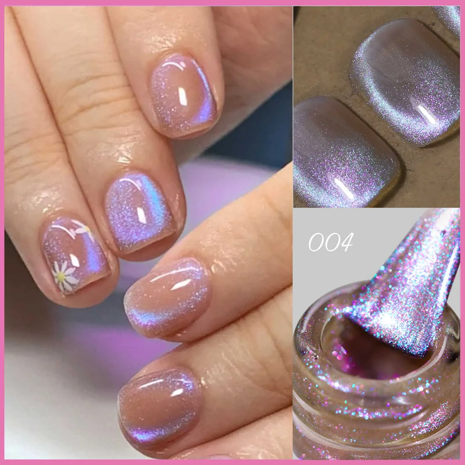 8ML Auroras Blue Cat's magnetische gel nagellak sprankelende nail art manicure losweken LED UV gel voor doe-het-zelf ontwerp decoratie