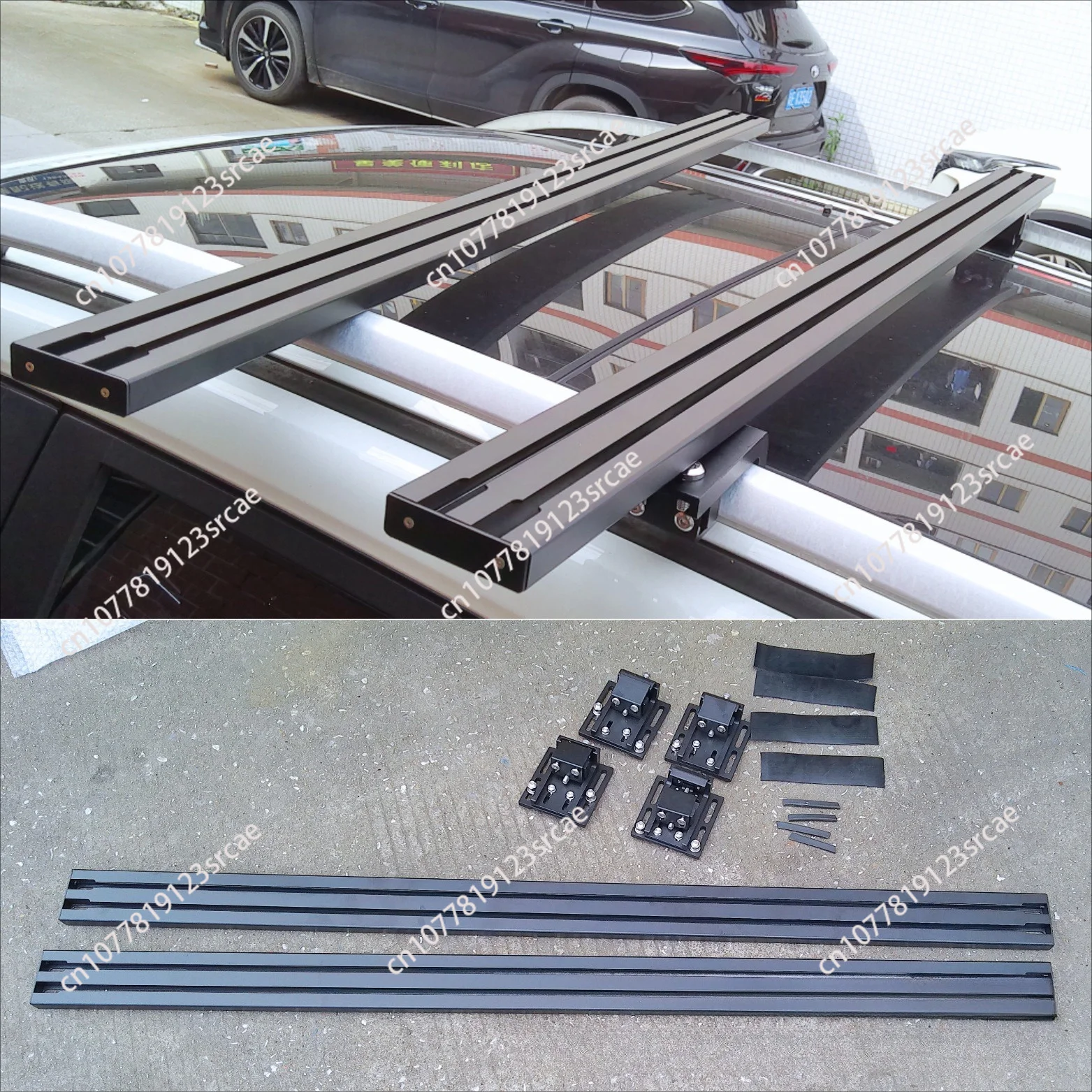 General Motors Luggage Rack Aluminum Alloy Travel Luggage Bicycle Rack Cross Bar Roof Rack Load Strong Cross Bar