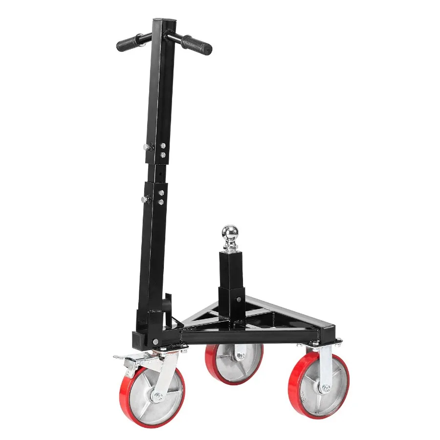 

Trailer Dolly 3500lbs Tongue Weight Capacity 18 inch and 22 inch Height Adjustable 2 inch Hitch Ball Adjustable Handle Length 8