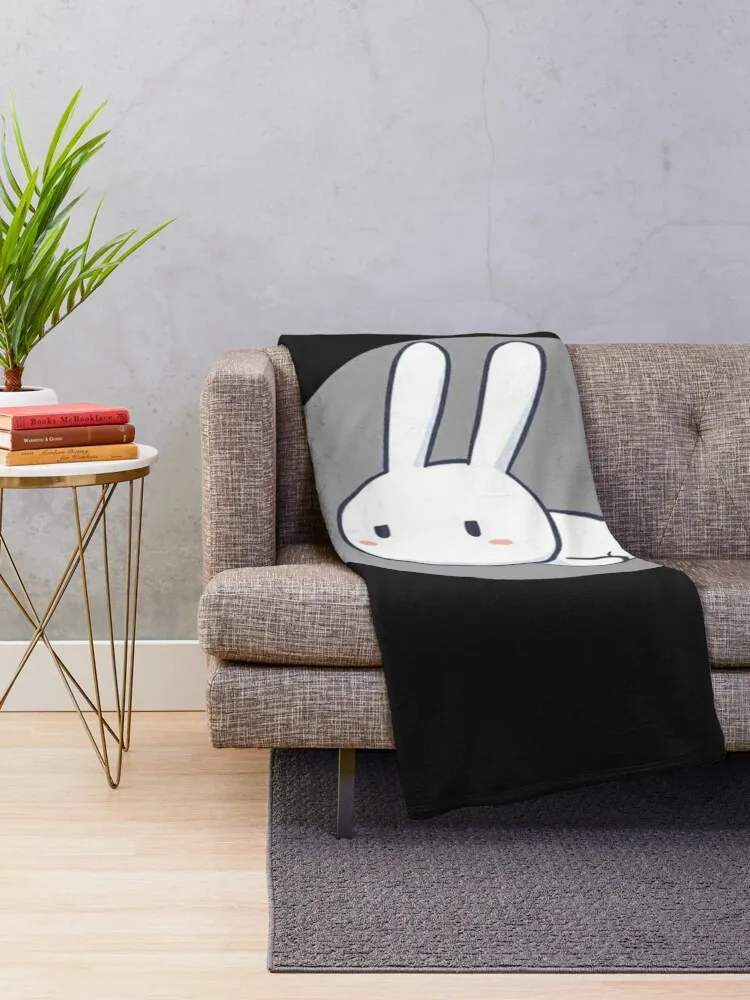 rabbit messenger Throw Blanket Vintage Extra Large Throw Hair Blankets