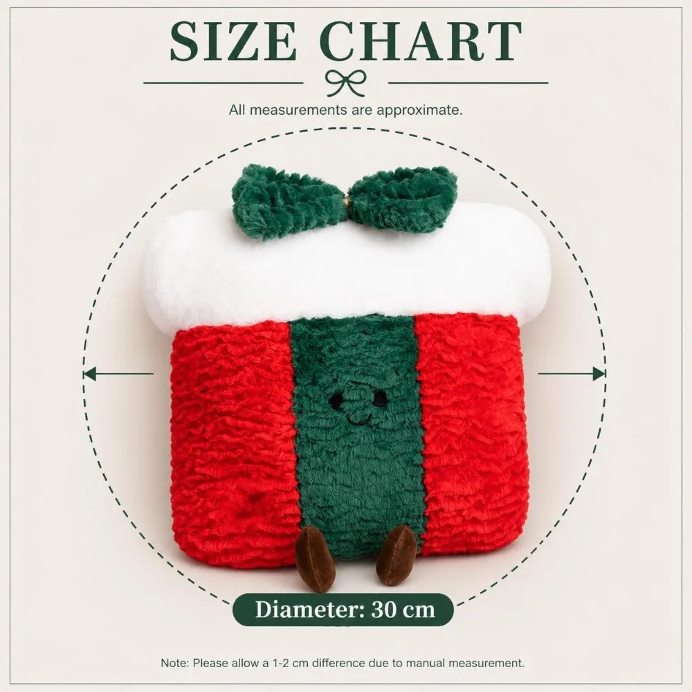 Cute Creative Shape Christmas Pillow Seasonal Pattern Soft Gingerbread Man Cushion Comfortable Tree Pillow Home Decor