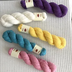 1*50g matassa visone Cashmere filato filo per maglieria a mano di alta qualità per sciarpa Cardigan adatto per donna