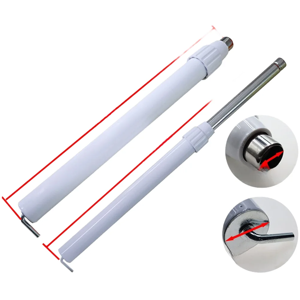 Electric Fan Base Support Rod for Midea and Other Brands Adjustable Height Lifting Tube 42cm to 63cm Plastic Floor Fan Chassis