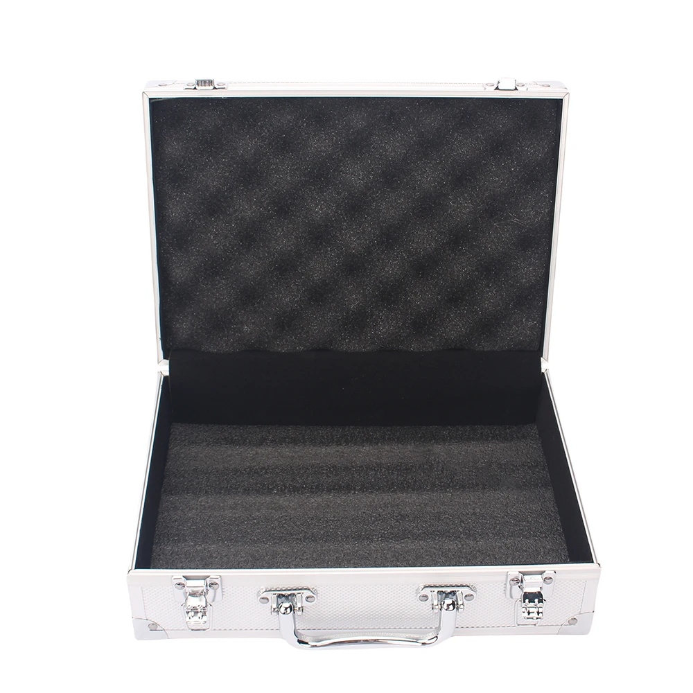 Aluminum Tool Box with Portable Handle Metal Storage Case Multi-functional Electronics Equipment Box Hardware Tool Organizer Box