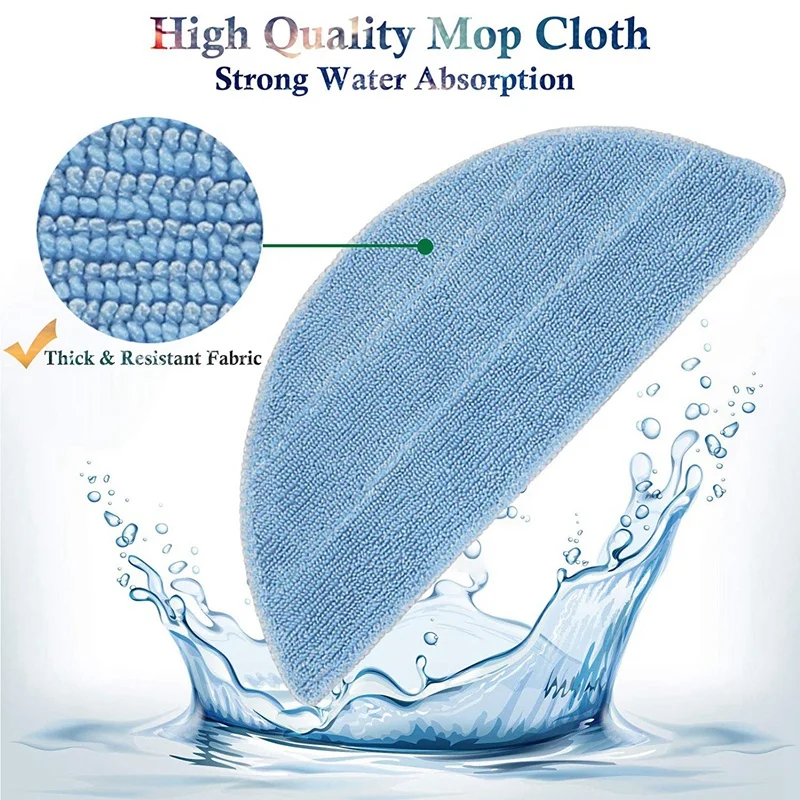 قطع غيار لـ ILIFE V3 V3S V5 V5S V5S Pro مجموعة ملحقات المكنسة الكهربائية الروبوتية مع فرشاة جانبية فلتر Hepa #5