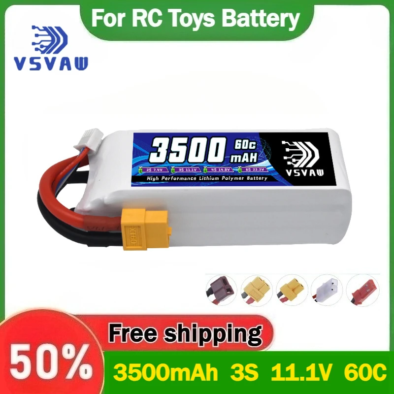 

3500mAh 3S 11.1V 60C Four-axis Racing Drone Model FPV Remote Control Aircraft Lithium Battery
