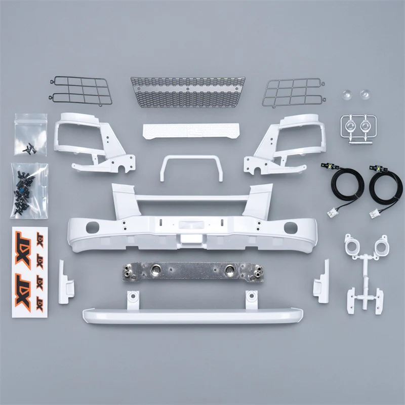 

Cockpit Front Face Chin Bumper Modification Kit for 1/14 Tamiya RC Truck Trailer Tipper Scania 770S XT 56368 DIY Car Parts