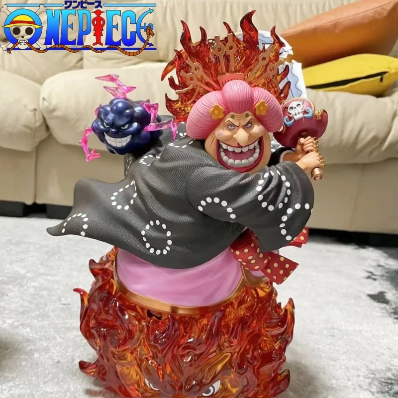 

Anime Charlotte Linlin One Piece Figure Four Emperors Linlin Soul-soul Fruit Action Figures Totto Land Queen Pvc Collectible Toy