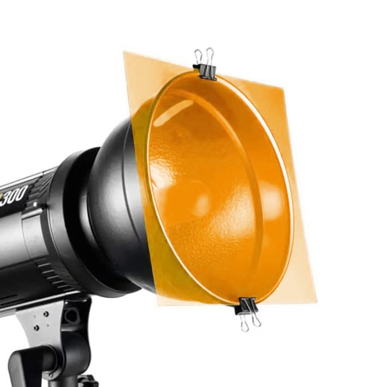 

6pcs Colored PVC Film Light Filters Diffuser Sheets for Photography Strobe Flash Gels Transparent Orange Classroom