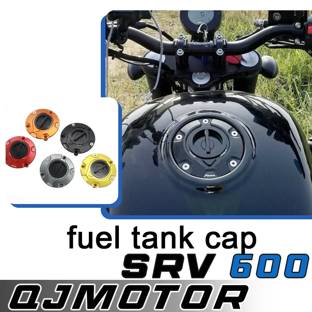 For QJMOTOR SRV 600 SRV500 SRV400 SRV350 SRV300 Motorcycle Modification Quick Release Fuel Tank Cap Gas Cap Accessories