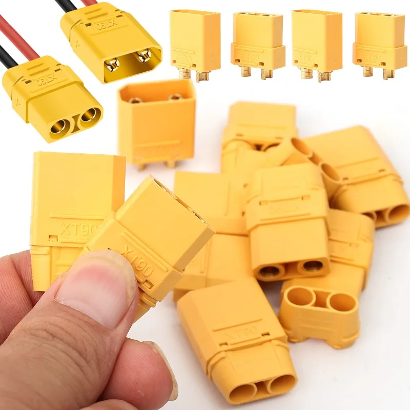 XT90 Male Female Connector Plug for RC Lipo Battery Drone Boat Airplane Welding Terminal Plugs Wire Cable Connectors Adapters