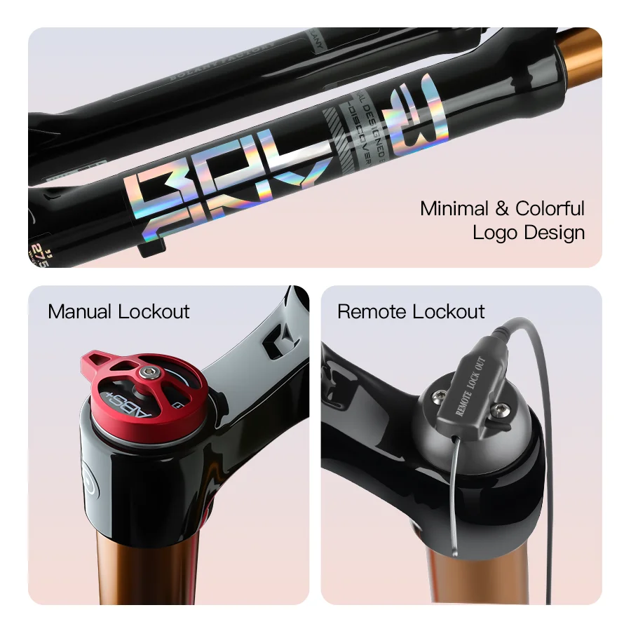 BOLANY 29 Inch Air Suspension Fork 120mm Travel