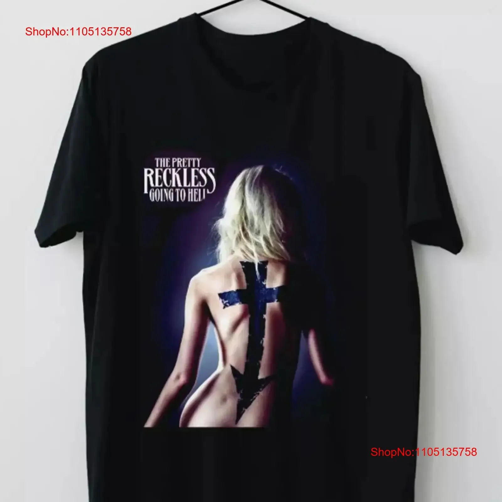 The Pretty Reckless Going to Hell  Black All Size T Shirt vintage Washed Slightly Unisex Breathable Stretched designer clothes