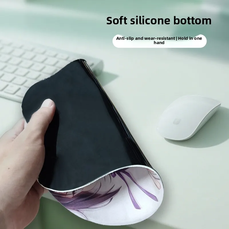 Anime Wrist Rest Mouse Pad - Anime Style, Anti-Slip, Stain-Resistant, Soft & Comfortable Computer Wrist Support Cushion