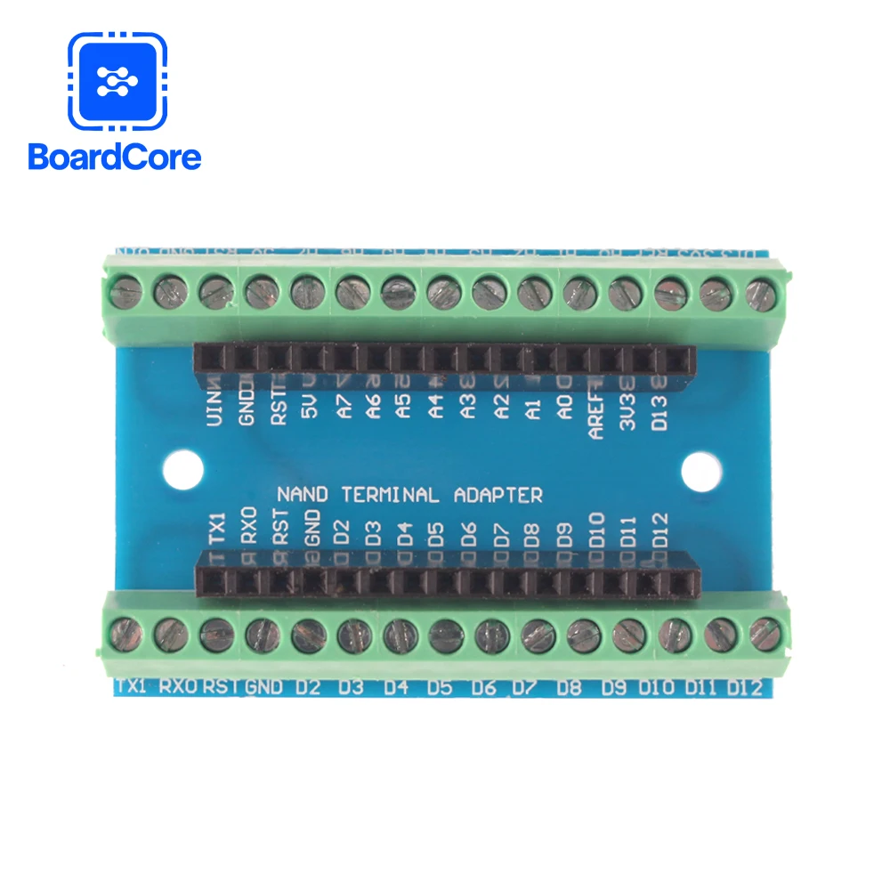 NANO IO Shield V1.0 Expansion Board Pre-Soldered Module Simple Expansion Board Compatible with Nano for Arduino DIY Projects