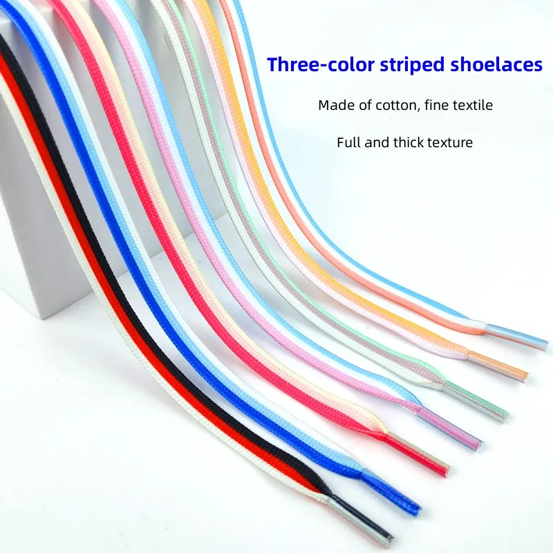 

Colorful Gradient Shoelaces Colorblock Striped Elastic Laces for Sneakers for Adult for Casual Shoes Accessories 120/140/160CM