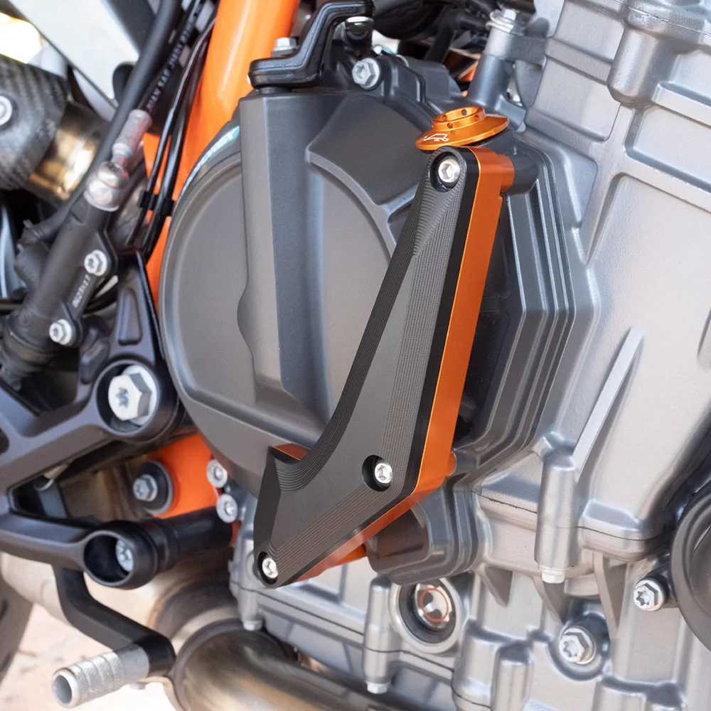 L&R Engine Alternator Clutch Cover Guard Protector for KTM 790 Duke 2018 2019 2020 2021 2022 2023 890 Duke/R Engine Case Sliders