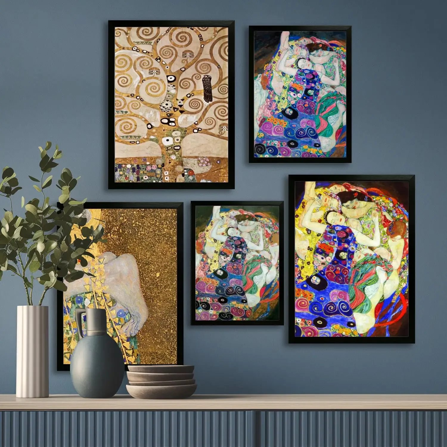 gustav klimt painter Canvas Art Poster and Wall Art, Picture Print, Modern Family Bedroom Decor, Posters,Decorative painting