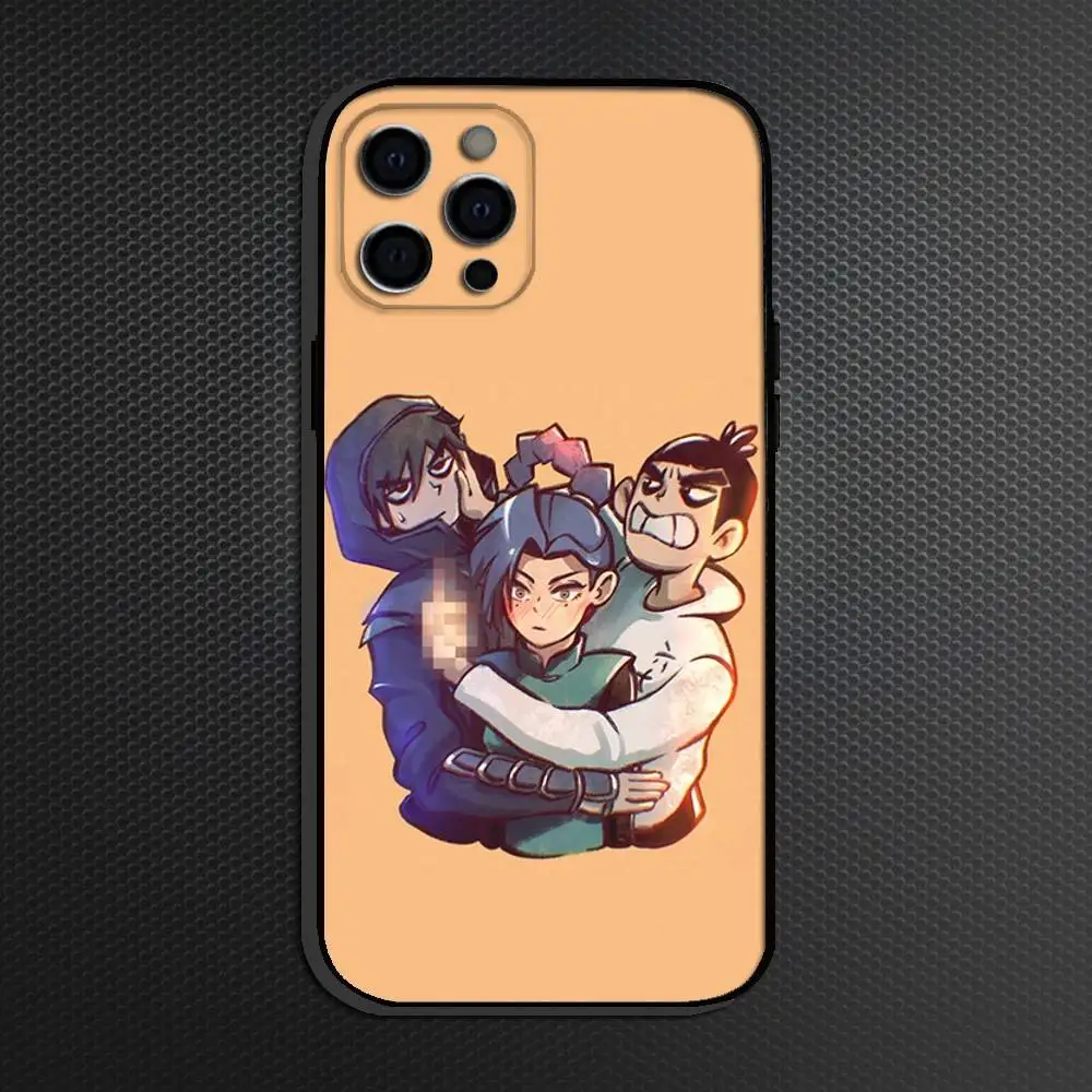 Anime S-Scissor S-Seven Handyhülle für iPhone 16,15,14,13,12,11 Plus, Pro Max, andere weiche schwarze Hülle