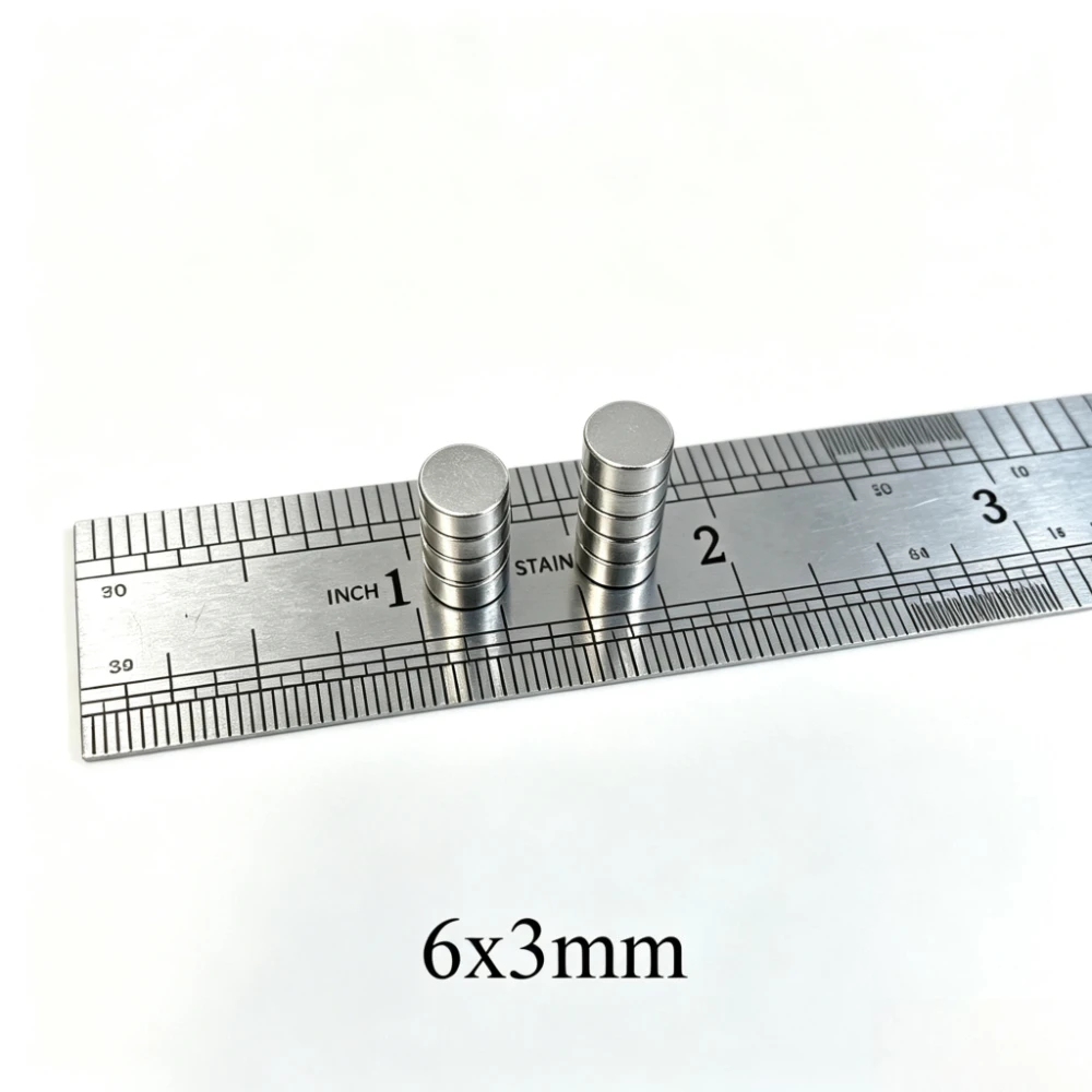 6x3 Disc Bulk Sheet Neodymium Magnet Disc 6mmx3mm Small Round Powerful Magnet 6x3mm Rare Earth Magnets Strong 6*3 mm