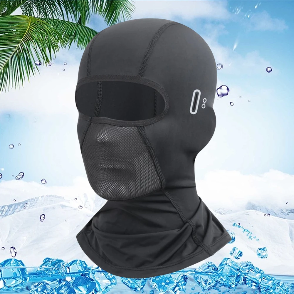 

Face Mask Balaclava Hat Sunscreen Balaclava Face Shield Breathable Eyeglass Hole Headwear Headgear for Summer Outdoor Sports