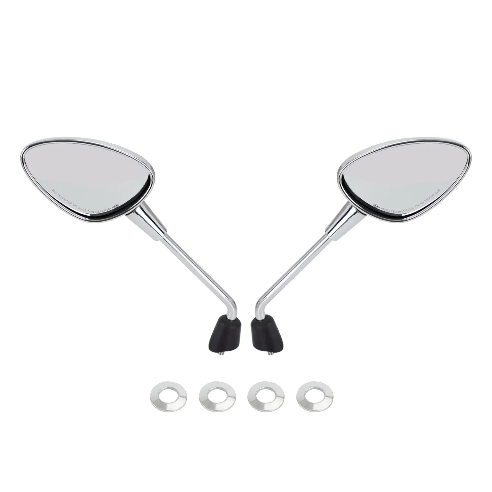 Areyourshop Scooter Mirror PAIR for Vespa GTS HPE Sprint Primavera 50 125 150 cc 2T 4T Elettrica 30MPH  45MPH