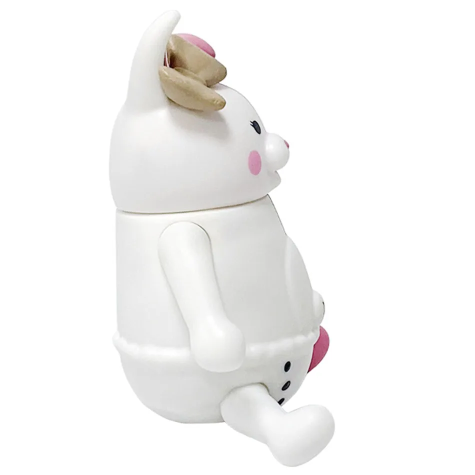 Winter 12cm Pink & White Bear Anime Action Figure PVC Model Toys Anime Christmas Gift for Boys Girls & Kids Collectible Toy