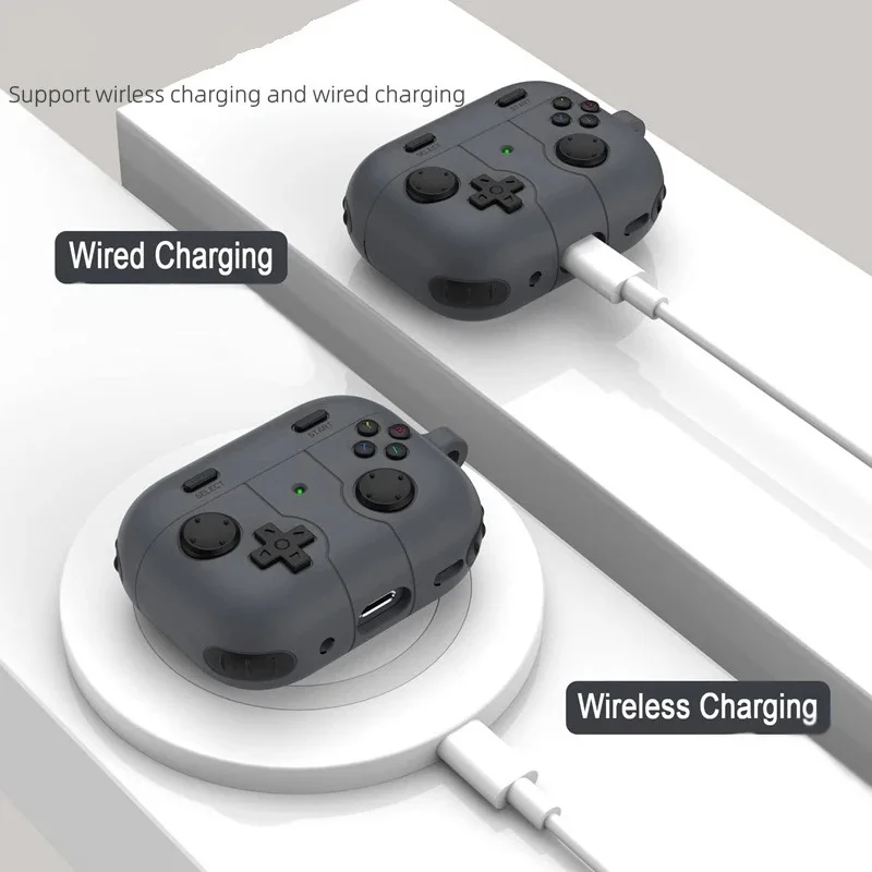 3D Gamepad Cartoon Case for AirPods 4 Cover Wireless Earphone Silicone Cover for Apple AirPods Pro 2 Case for AirPods 1 2 3