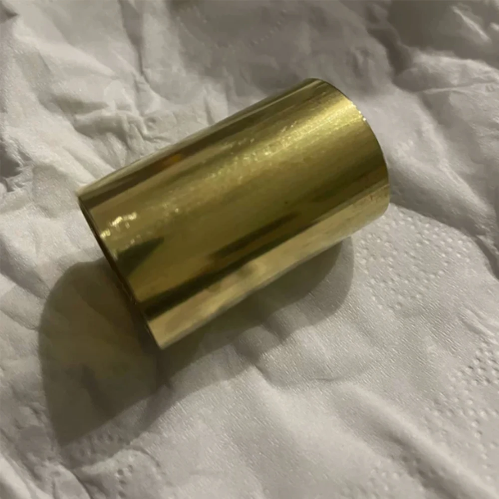 2pcs OD 6/7/8-40mm Length 10-50mm Brass Bushing Sleeve Hollow Copper Tube Chisel Carving Knife Handle Shank Copper Bushing DIY