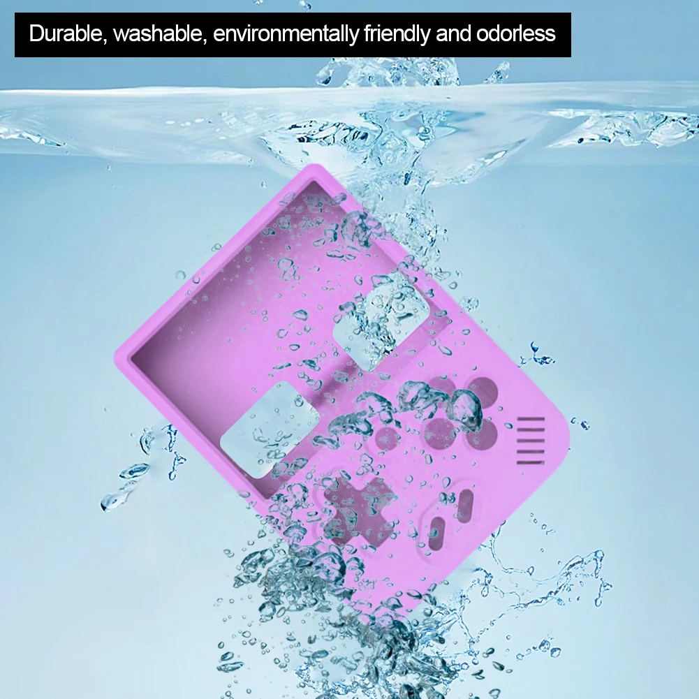 

Силиконовый защитный чехол, противоударный чехол для игровой консоли, защита от царапин, противоскользящий, для портативной игровой консоли MIYOO MINI Plus