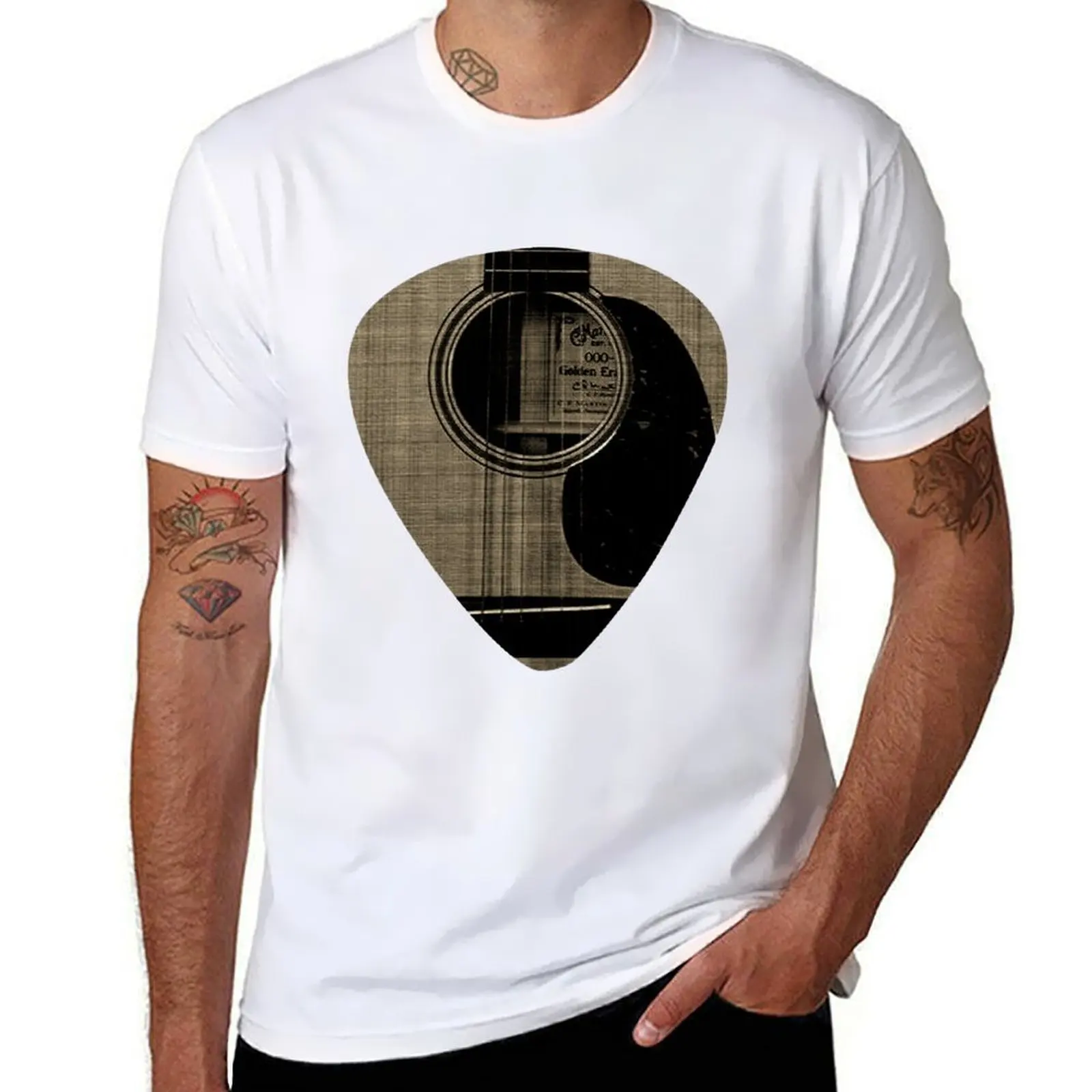 

Cool Acoustic Guitar Plectrum T-Shirt t shirts for man graphic tees g man t shirts for men T-Shirt